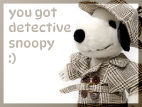detective snoopy