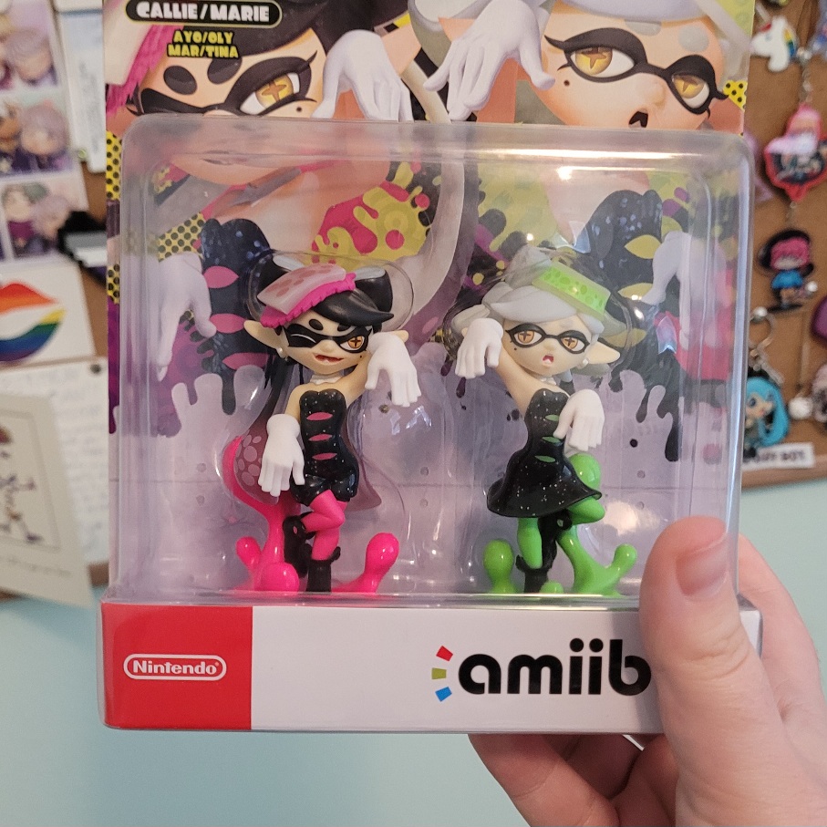 the callie and marie amiibo from splatoon
