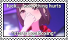 stamp of ena shinonome that says fuck... everything hurts... starts beatboxing