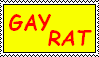 gay rat stamp