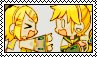 rin and len arguing stamp