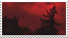 dark red sky stamp