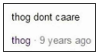 thog don't caare 9 years ago stamp