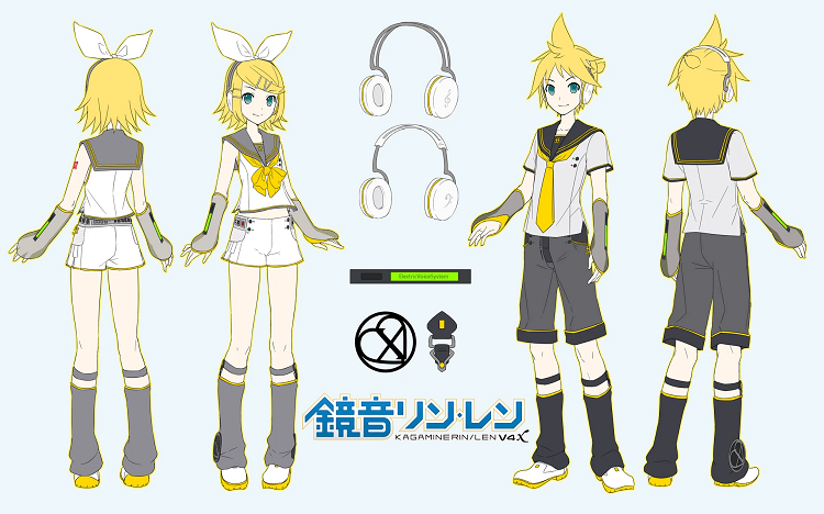 Rin and Len's concept artwork
