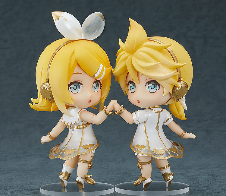 rin and len's symphony nendoroids, released in 2023.